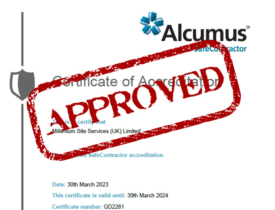 Alcumus Safe Contractor Accreditation