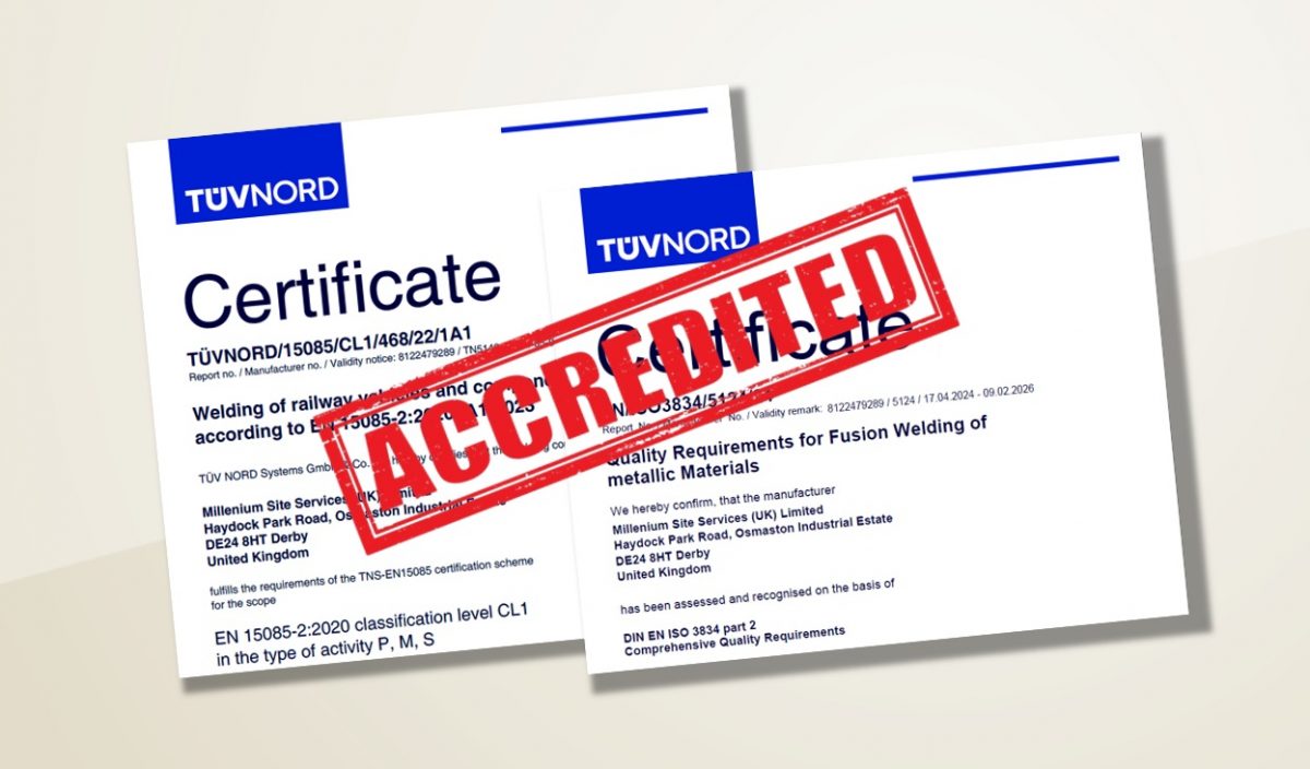 EN15085-2 and ISO3834-2 Recertifications achieved!